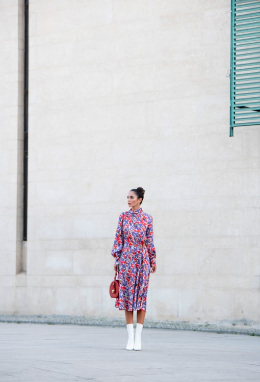 Vestido Midi Estampado