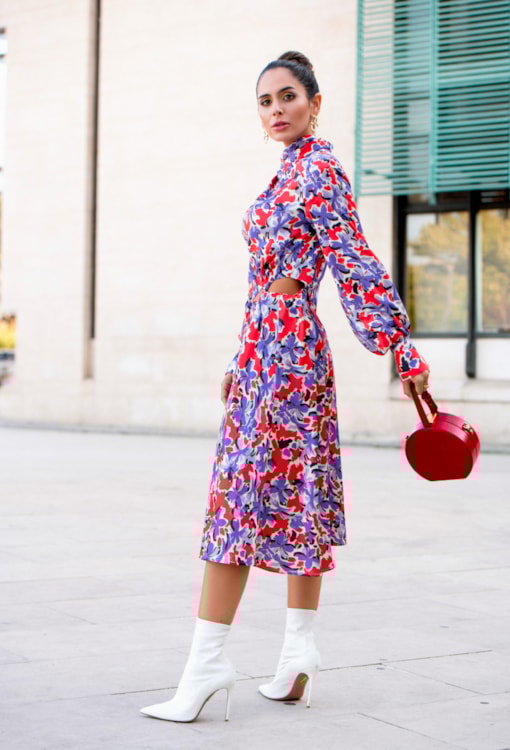 Vestido Midi Estampado